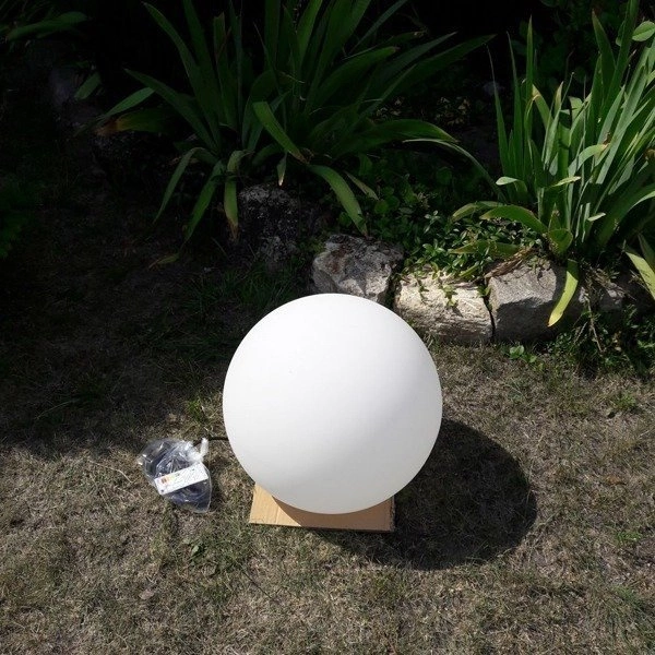 Świecąca kula ogrodowa CUMULUS M śr. 45cm 6977
