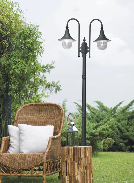 Lampa ogrodowa stojąca K-8132 CZARNY z serii BOSTON