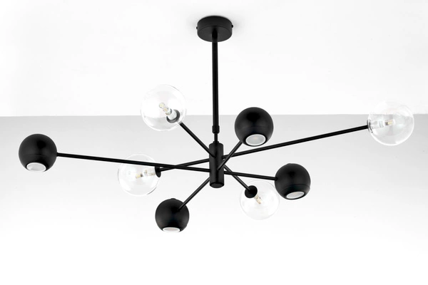 Nowoczesny Żyrandol MOKA wys. 47-69cm 4xG9 4xGU10
14W IP20 | Czarny