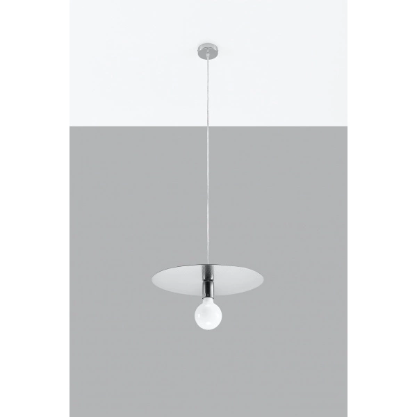 Nowoczesna lampa wisząca FLAVIO SL.0854 inox 1xE27