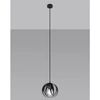 Lampa wisząca TULOS 1, SL.1087, czarna, 1x60W E27
