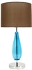 Lampa gabinetowa/stołowa/nocna MARRONE 41-01269 niebiesko-brązowa 1x60W E27