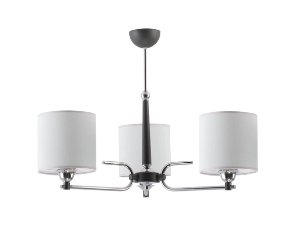 Klasyczny Żyrandol TWINGO wys. 60cm 3xE27 15W IP20 | Chrom