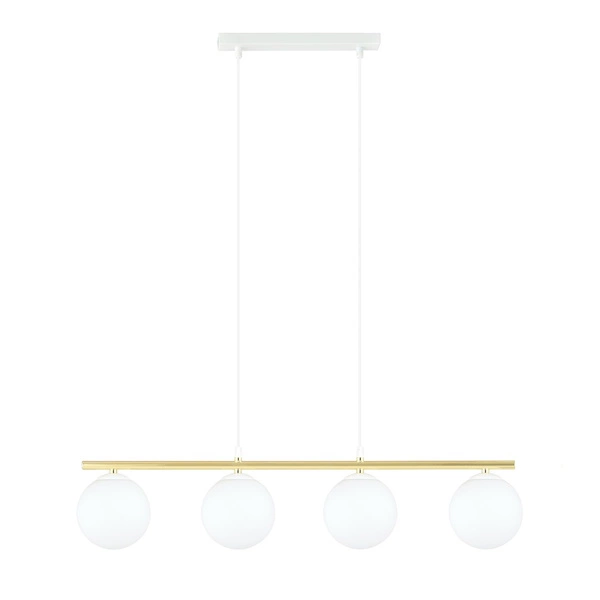 Lampa sufitowa Emibig ALLORA 4 WH OPAL 1255/4