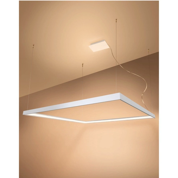 Lampa wisząca NELYA L, biała, 70W LED, barwa ciepła 3000K, TH.153