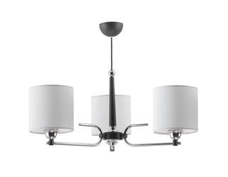 Klasyczny Żyrandol TWINGO wys. 60cm 3xE27 15W IP20 | Chrom