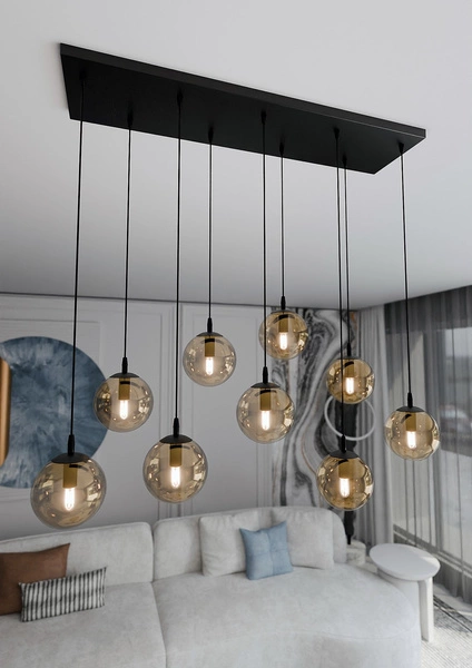 Lampa wisząca Emibig COSMO 9 BL MIODOWY 713/9