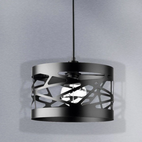 Lampa wisząca MODUŁ FREZ czarna 39cm