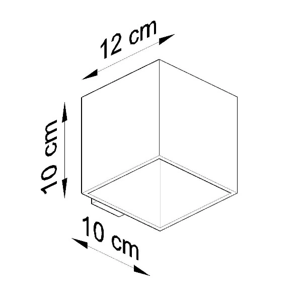 Kinkiet Sollux RICO Szklany, Biały G9 12W LED, SL.0212
