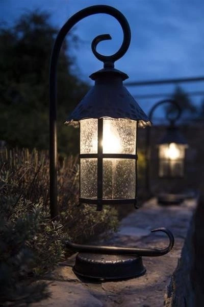 Lampa stojąca masztowa ozdobna 86cm TOLEDO K 5002/3/R | czarny