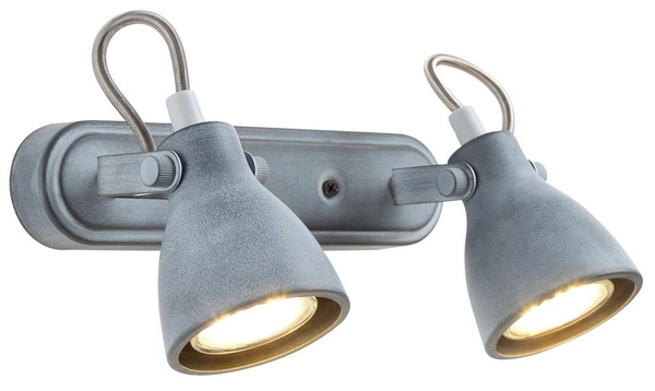 Lampa sufitowa ASH listwa 92-64400 2xGU10 szary mat