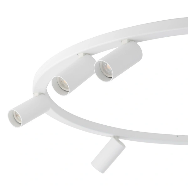 Lampa sufitowa FOURTY ROUND 11945 miniGU10 szer. 80cm | biały