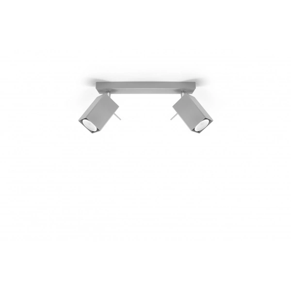 Designerska lampa sufitowa MERIDA 2 SL.0456 Szara 2xGU10