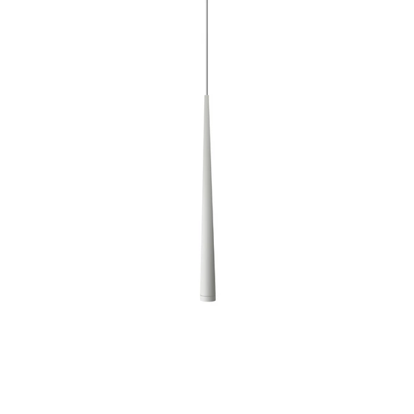 Lampa wisząca nowoczesna sopel BOSA 7W ciepła 3000K biały śr. 2,7cm
