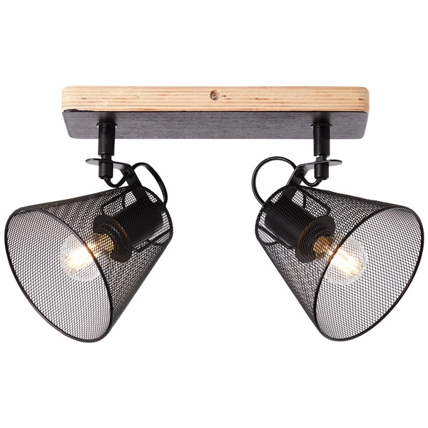 Lampa sufitowa spot Whole Brilliant 2x40W Czarny Metal