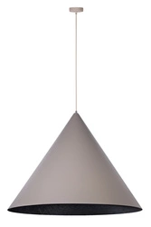 Lampa Sigma Vesuvio taupe/czarny L 3xE27 41065