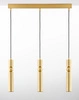 Nowoczesna Lampa wisząca ALAS wys. 120cm 3xG10 14W IP20 | Złoty