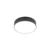 Plafon LID ROUND LED 16cm 25W barwa ciepła 3000K | czarny 10407