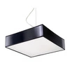 Lampa wisząca Sollux HORUS 35.Lampa  PVC, Stal, czarna 2 x 15 W LED, SL.0130