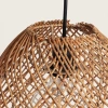 Lampa Wisząca Boho z Rattanu Zewnętrzna Abruzzo Maria 40cm E27