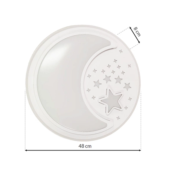 Plafon NOTE WHITE 40W LED Ø480 mm MLP6182