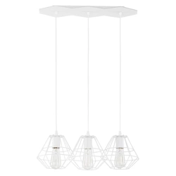 DIAMOND WHITE LAMPA WISZĄCA 3 PŁ 848