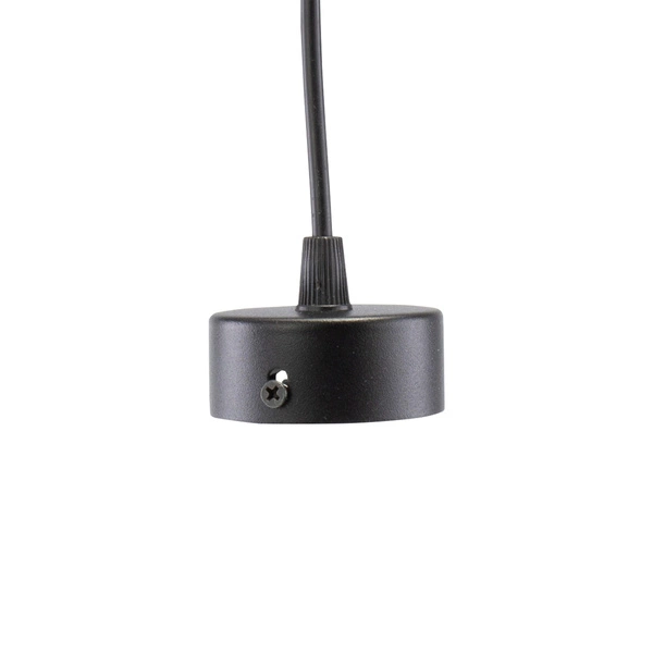 MADARA MINI RING GU10 ZWIS BAZA 230V IP20 fi55*200mm CZARNY kabel 1m