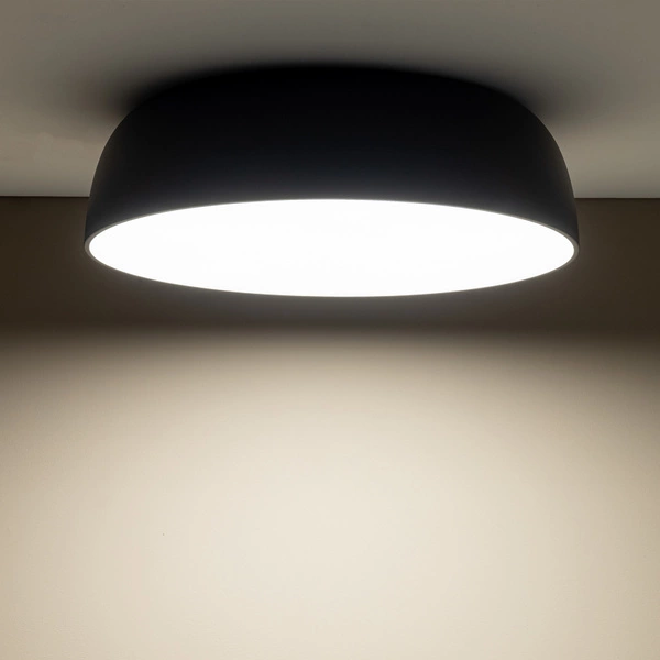 Plafon SATELLITE M szer. 58cm 7xE27 | czarny 8016