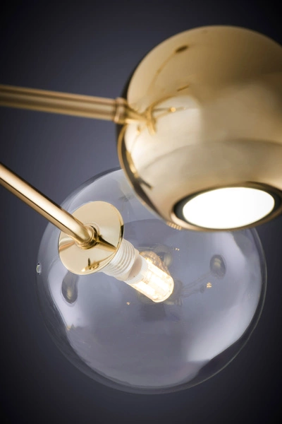 Nowoczesny Żyrandol MOKA wys. 47-69cm 4xG9 4xGU10
14W IP20 | Złoty