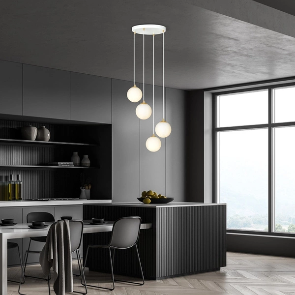 Lampa wisząca Emibig ROYAL 4 WH 1244/4