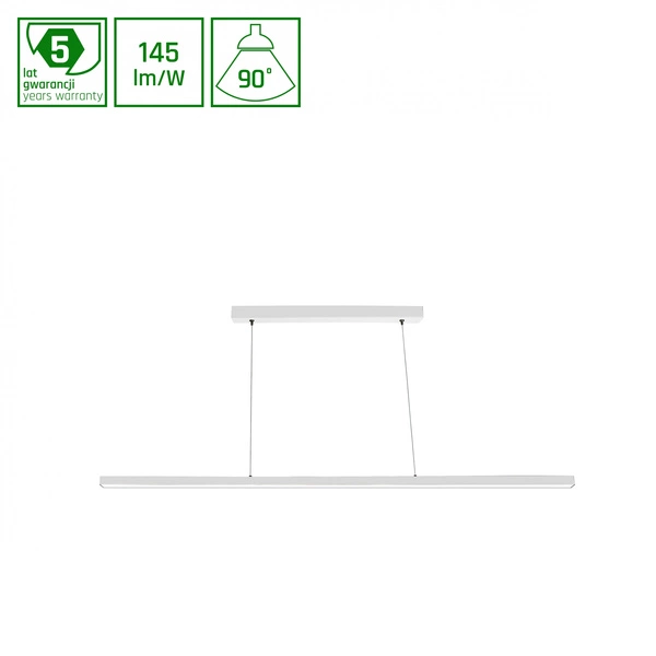 LARGO 840 30W 230V 1120mm 90st White DALI
