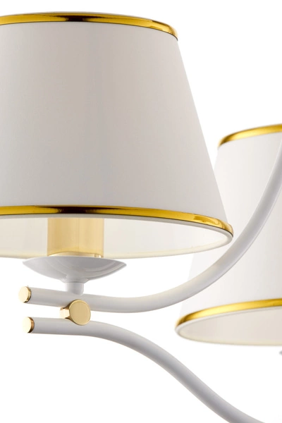 Klasyczny Żyrandol SAMBA wys. 83cm 3xE27 15W IP20 | biały