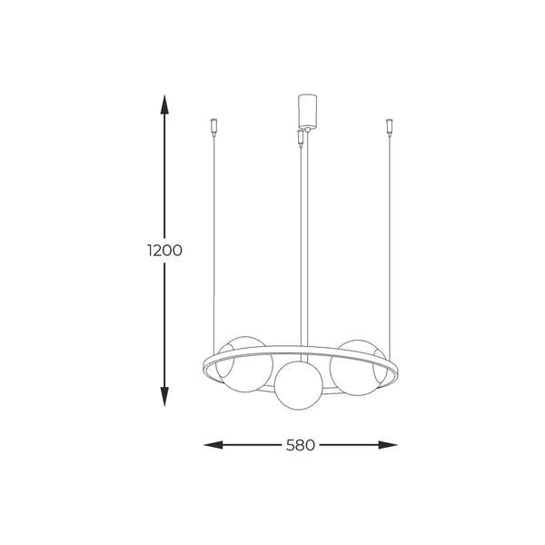 5004 ORBIT 3 PENDANT LAMP