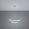 Nowoczesna lampa wisząca RIO 2, złota, 80W LED, barwa neutralna 4000K. TH.268