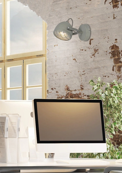 Kinkiet PENT 91-67999 1xGU10 betonowy szary