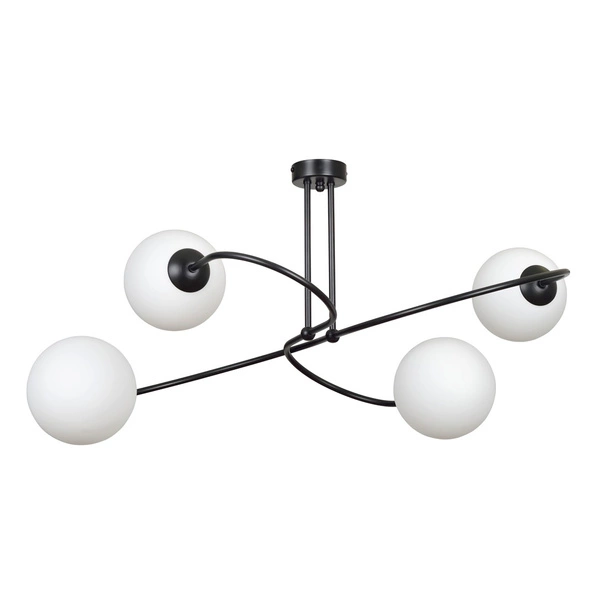 Lampa sufitowa Emibig SELBI 4 Czarny 734/4B