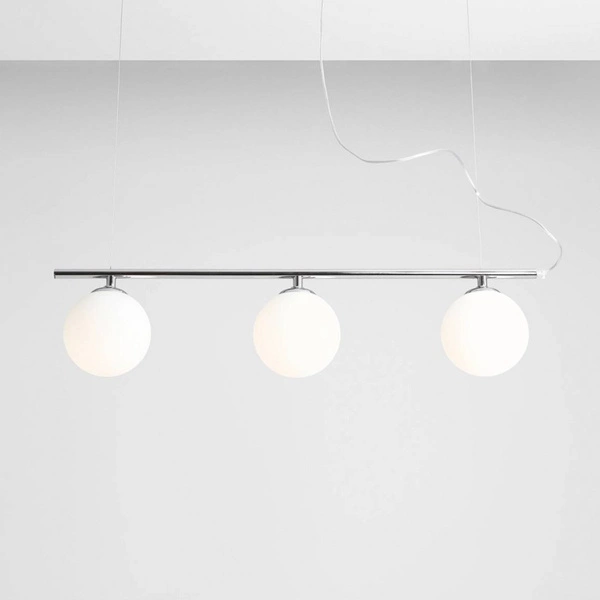 Aldex Lampa wisząca BERYL 3, 1006E_4, chrom/biały, 3x40W E14