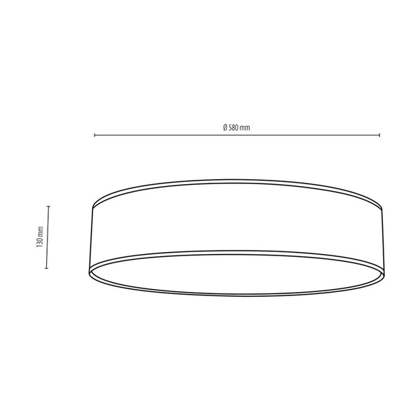 Lampa sufitowa Nevoa 4xE27 maks. 25W Biały metal/złoty klosz z tkaniny 47945802
