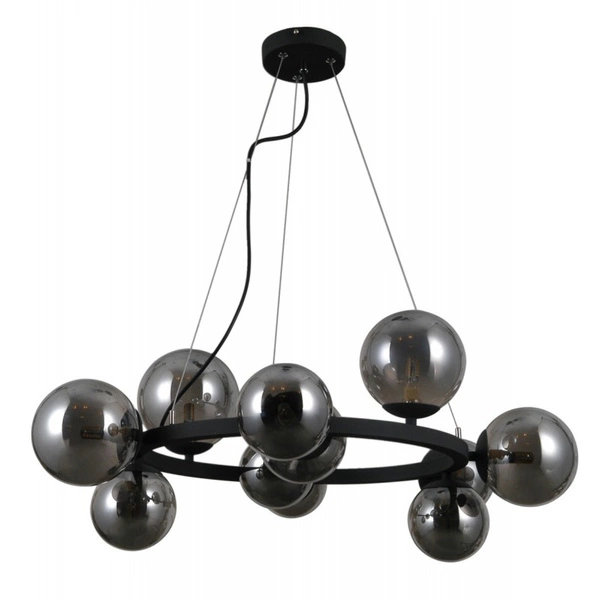 Lampa wisząca Montora śr. 64cm 11xG9 | czarna