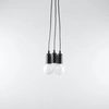 Lampa Wisząca DIEGO 3, PCV Czarna, E27 60W, SL.0573