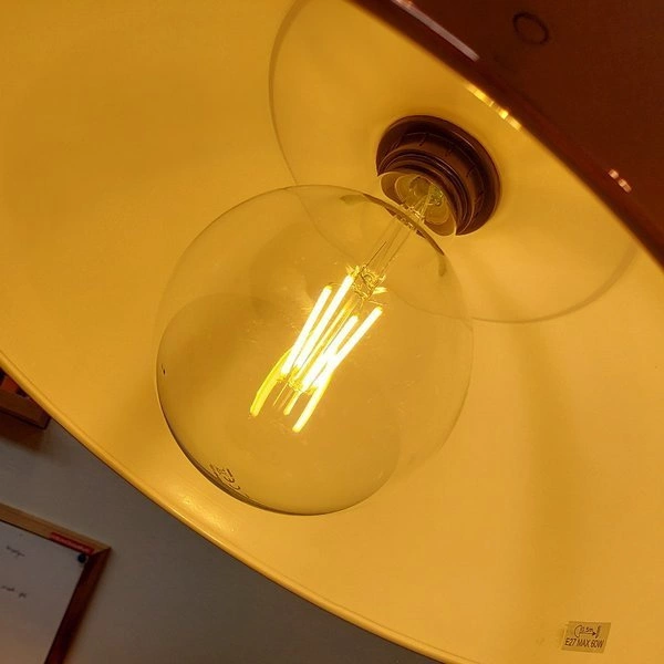 Filament LED GLOB G125 E27 230V 8W COG clear barwa ciepła 2700K