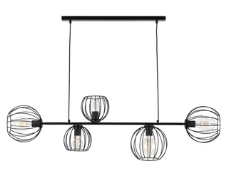 Lampa Sigma MADAM 5 czarny lampa wisząca 32372