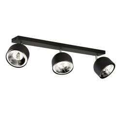 ALTEA BLACK LAMPA SUFITOWA 3 PŁ + ŻARÓWKI 6520
