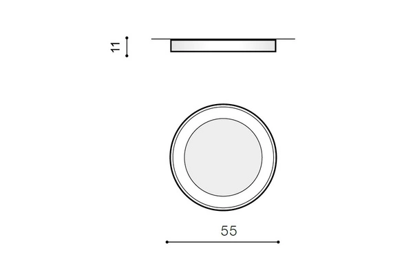 Azzardo SOVANA TOP 55 CCT GREY 2725