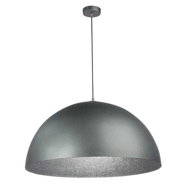Lampa wisząca SFERA szaro srebrna 35cm - wyprzedaż !