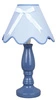 Lampka stołowa/nocna LOLA 41-04710 niebieska 1x40W E14