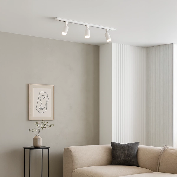 Zestaw Oprawa Tiger Track Biały 3xGU10 1m