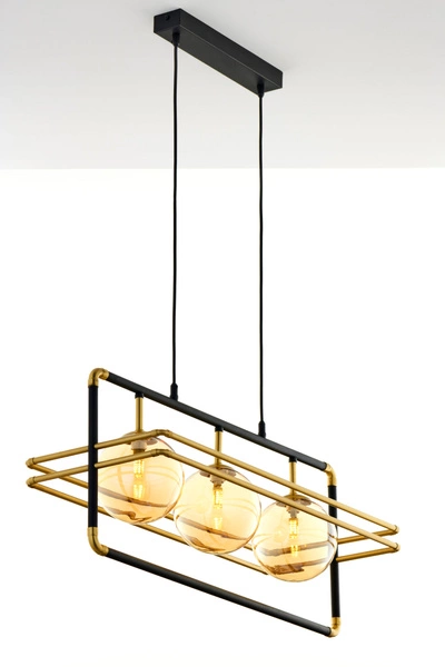 Nowoczesna Lampa wisząca FIORI wys. 115cm 3xG9 14W IP20 | Złoty