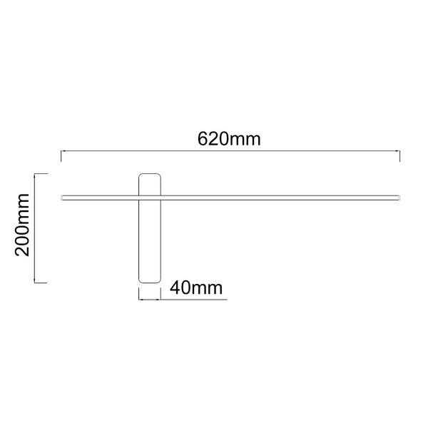 Orlicki Design Bene Parette Nero / Gold 60 OR85082