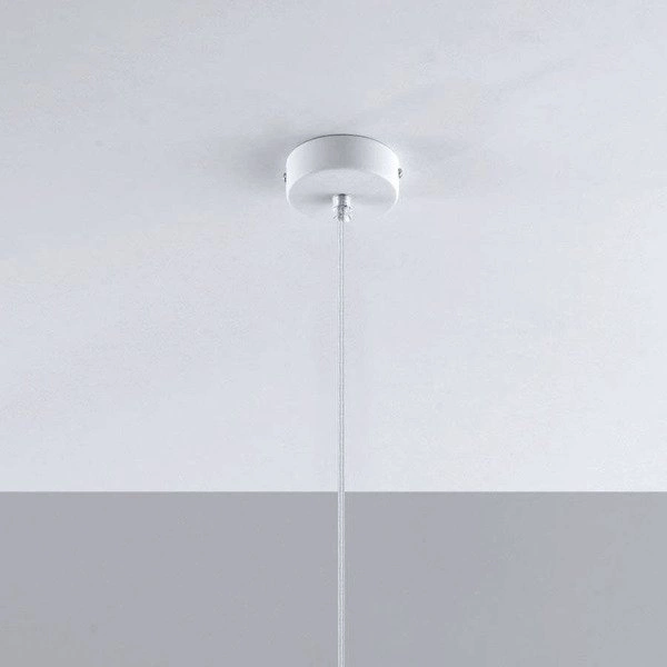 Lampa Wisząca UMBERTO Biała Stal, E27 60W, SL.0293